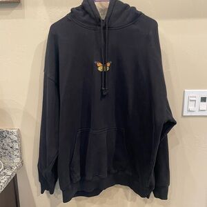Brandy Melville Black Cozy Hoodie